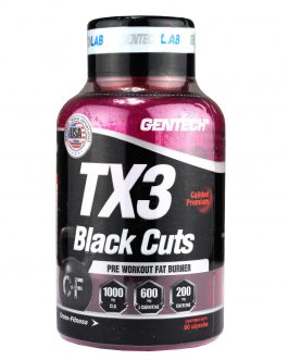 TX3 Black Cuts GENTECH (60 Caps)